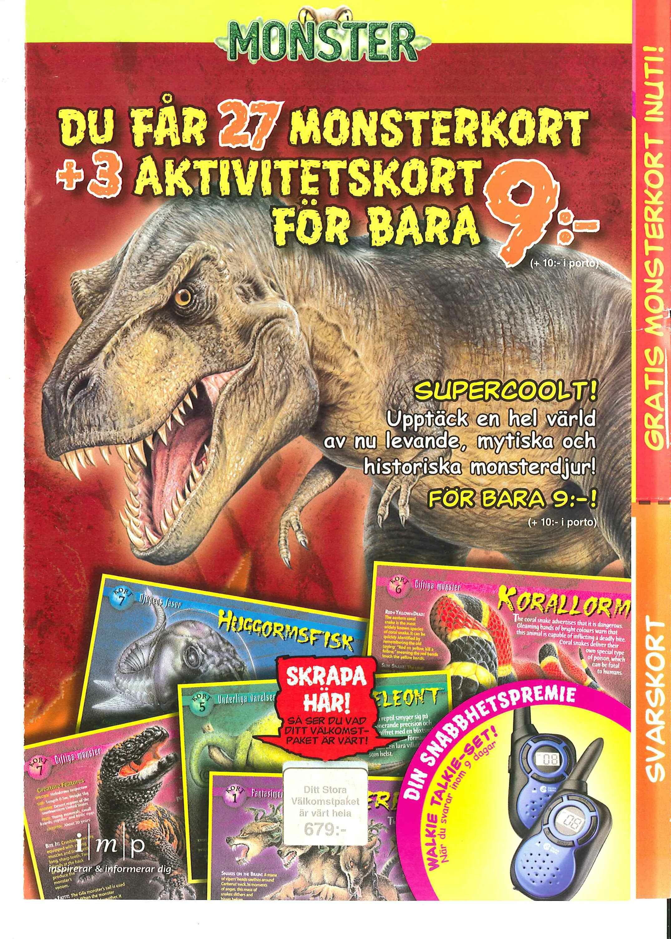 En av Scouttidningens inlagor