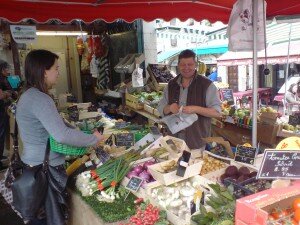 Marknad i Vence