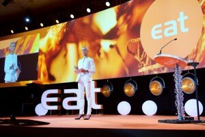 Initiativtagare till EAT, Gunhild Stordalen öppnar mötet
